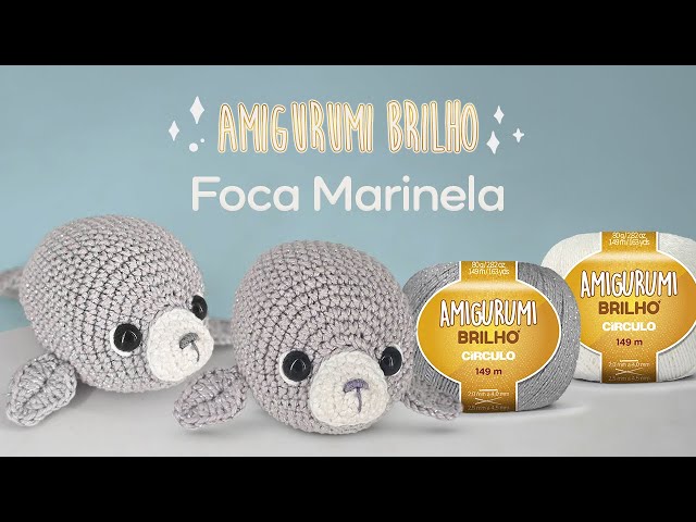 Foca Marinela - Amigurumi com Elá Camarena