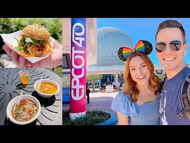 A Day at EPCOT Trying More Food and Wine Festival Food