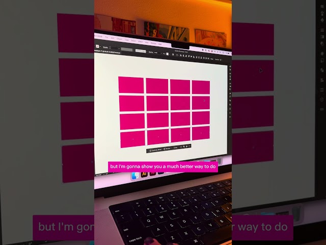 How To Make a Grid in Adobe Illustrator #graphicdesign #adobeillustrator #shorts #graphicdesigner
