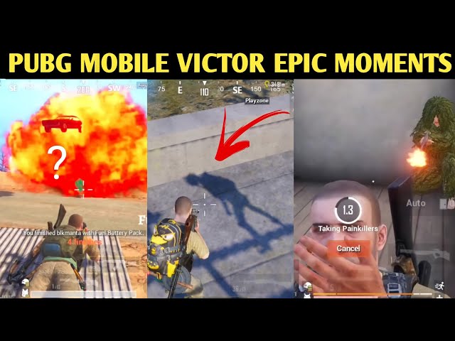 BGMI funny Victor's Top Epic Moments | BGMI| FunLix PUBG