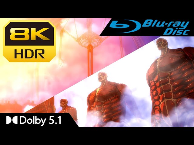 [8K HDR] Rumbling Arrives in Marley - Attack on Titan | Blu-Ray•Dolby 5.1