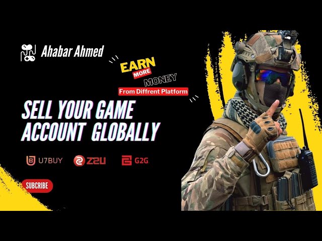 How to sell your game account globally | Make Money Online.