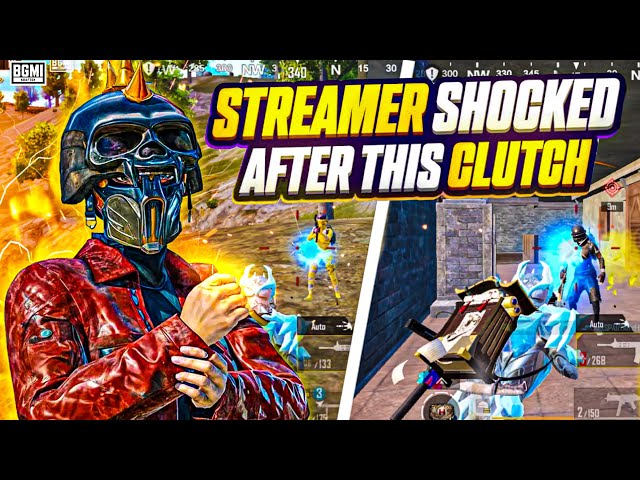 Streamer Shocked After This 1v4 Clutch | Fastest 1v4  clutches |  Clutch Like @TheBixiOP  BGMI