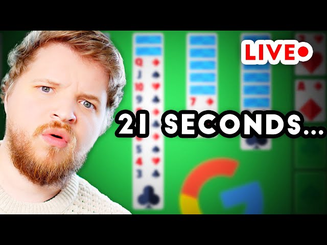 Going for the 'Google Solitaire' WORLD RECORD