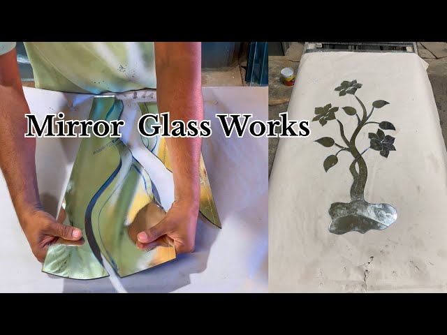 glass flower cutting