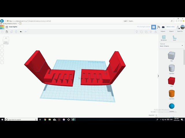 How to cut objects in half in TinkerCad