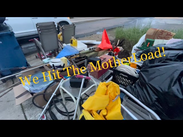 How to make money from trash! Curbside Rescue, Trash Picking, Scrap and metal recycle!