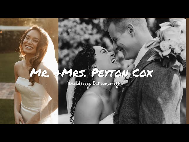 Mr.& Mrs. Alina and Peyton Cox