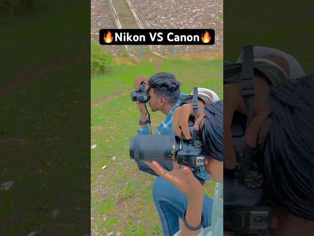 Nikon VS Canon camara #photography #camera #ytshorts #shorts #short #trending