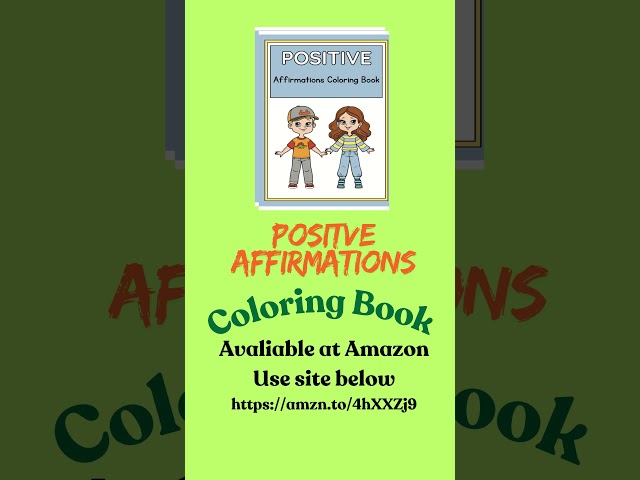 Positive Affirmations Coloring Book