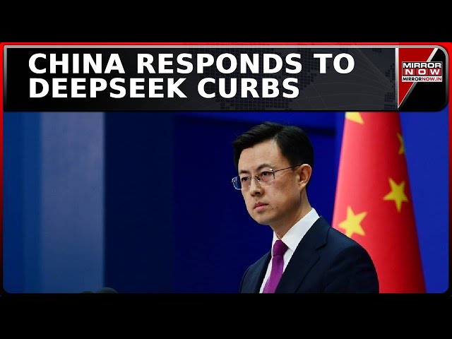 China Responds To Deepseek Curbs | India Flags Concerns Over Tool | World News