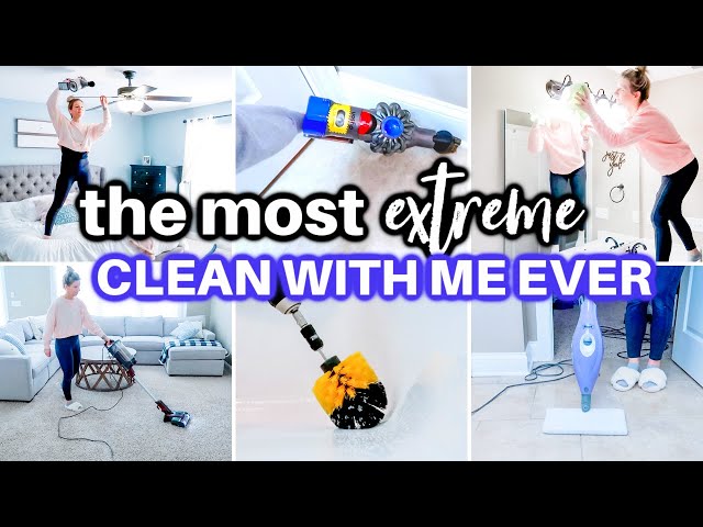 *EXTREME* ULTIMATE CLEAN WITH ME 2021 | ALL DAY SPEED CLEANING MOTIVATION | CLEANING ROUTINE