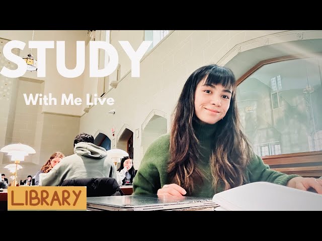 10-Hour Study With Me Live_UBC Library | 90/10 Productivity | Boost Focus & Motivation (No Ads)