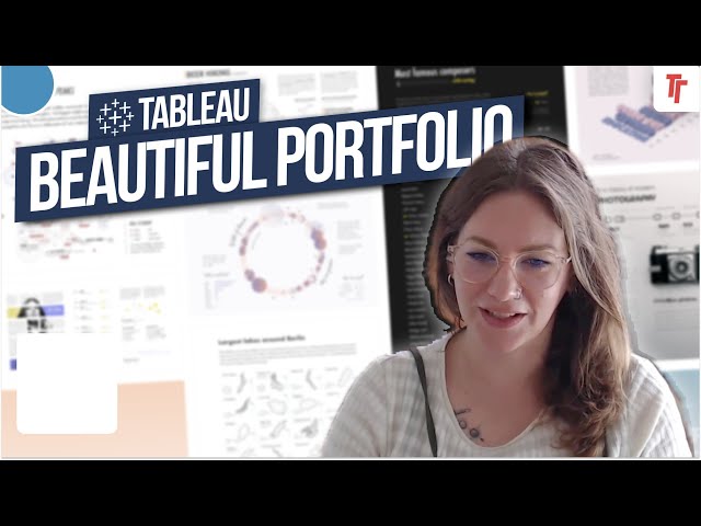 Build a Unique Data Viz Portofilio with Judit Bekker | Tableau Conversations