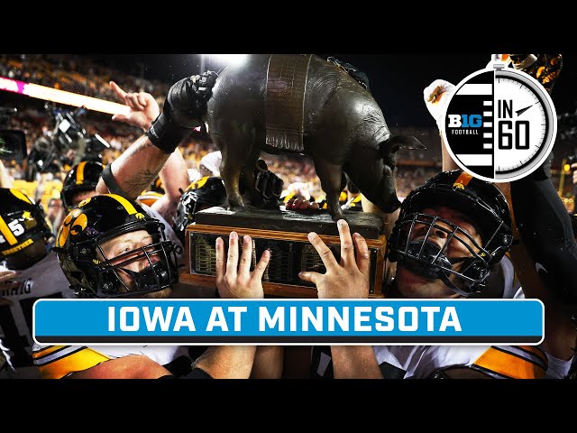 Iowa at Minnesota | Sept. 22, 2024 | B1G Football in 60