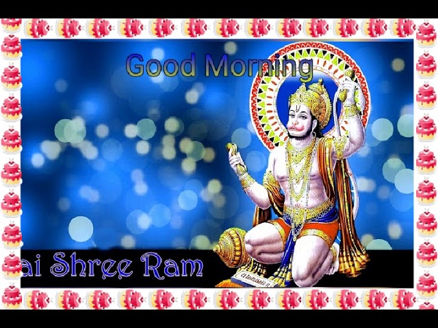 Good Morning God Hanuman Greetings Wishes Quotes Pictures Images Whatsapp Message #5