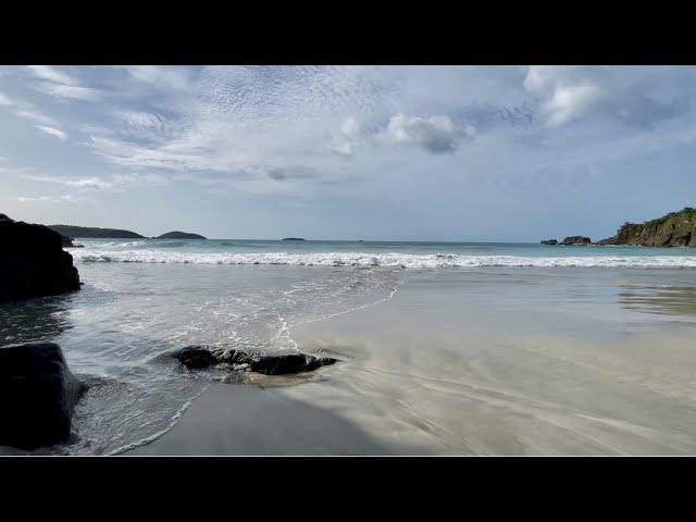 1 Hour of Relaxing St. Thomas Beach Waves | Calming Ocean Sounds, Caribbean Nature, White Noise