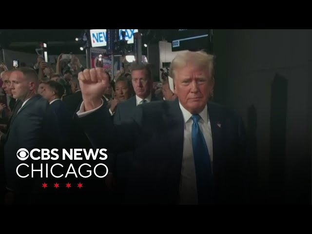 Former President Trump makes appearance for second night of 2024 RNC