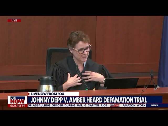 Johnny Depp trial: Judge rejects Amber Heard's demands for dismissal | LiveNOW from FOX