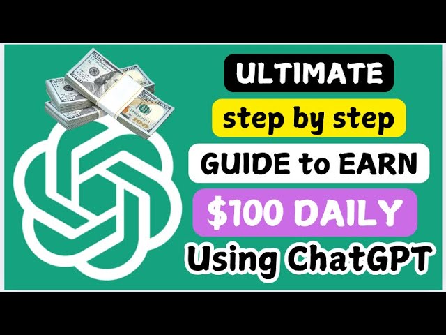 Step by Step Guide To Make $100 Daily With CHATGPT! #MakeMoneyOnline #ChatGPT #SideHustle #HomeJobs