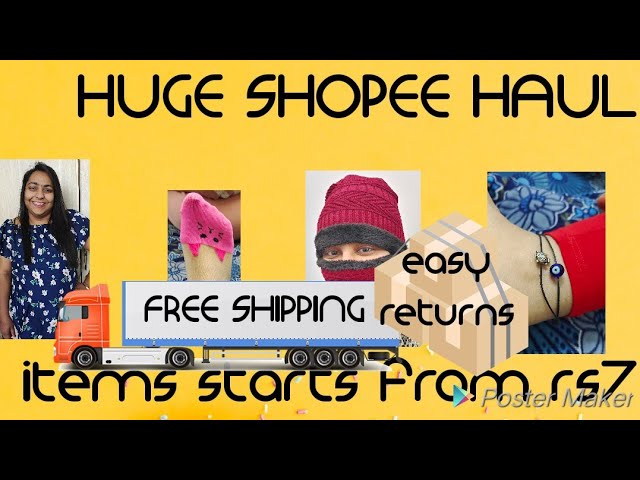 HUGE SHOPEE SHOPPING HAUL | FREE HOME DELIVERY | EASY RETURNS | EASY REFUND | shop with anisha mehta