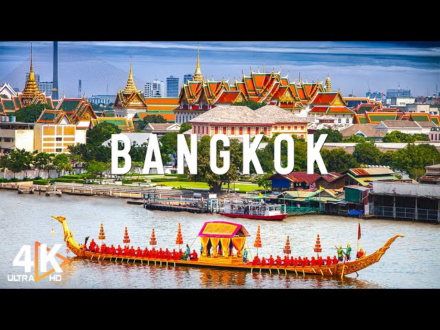 Bangkok, Thailand 4K - Serene Temples, Dynamic Cityscapes, and Tranquil Parks