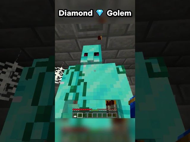 Help me Diamond 💎 Golem (Sigma Boy) #minecraft #shorts