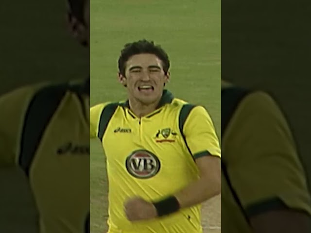 Mitchell Starc's T20I Debut Against Pakistan, 2012 #PAKvAUS #SportsCentral #Shorts MA2K