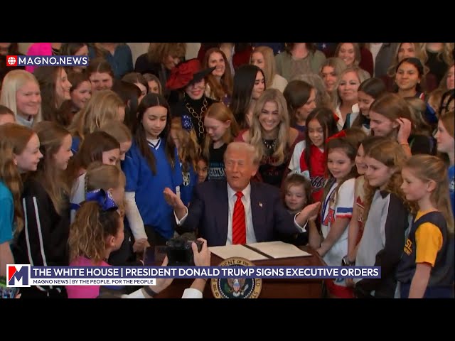 Donald Trump signs new 'MAGA' Executive Order: No Men in Women's Sports (Feb 05, 2025) [LIVE]