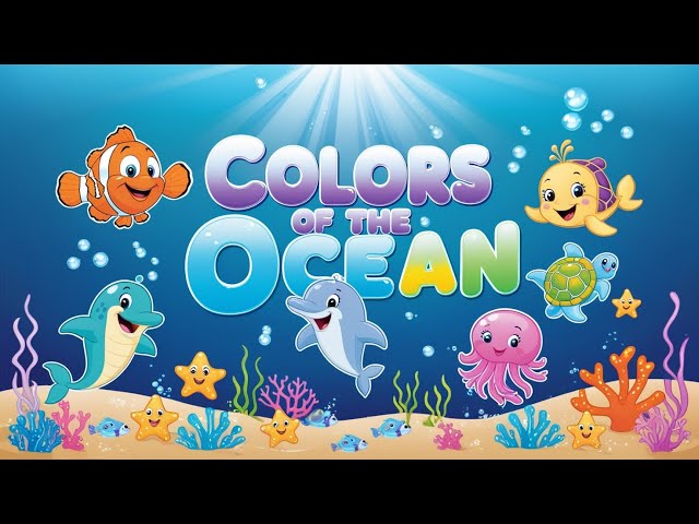 Colors of the Ocean 🌊 | Fun & Educational Sea Creatures Song for Kids | @Yo-Yo-Kids