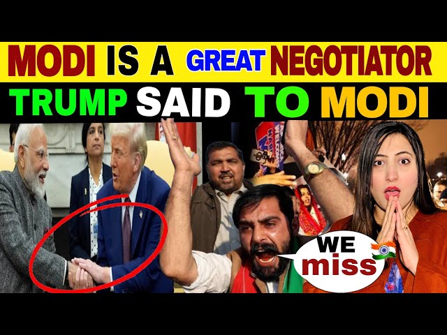 TRUMP SAID, MODI IS A GREAT NEGOTIATOR | PAK PUBLIC SHOCKED