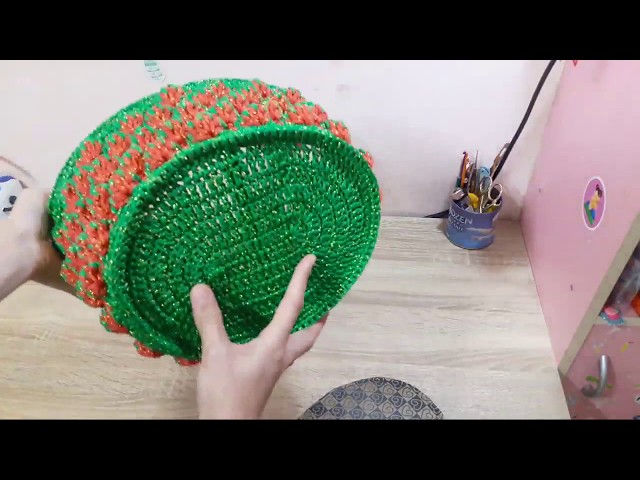 แผ่นรองตะกร้าโครเชต์ strawberry crochet basket Q&A ตอบคำถามเรื่องแผ่นรองตะกร้า