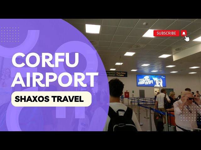 Corfu Airport - Whats it like inside?