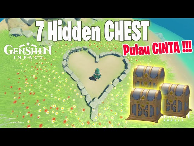 PULAU CINTA 😍- 7 Hidden CHEST yg Harus Kalian KETAHUI !!! GENSHIN IMPACT