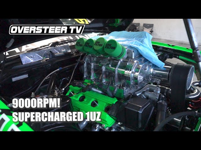 9000RPM! Supercharged 1UZ V8 Drift Car