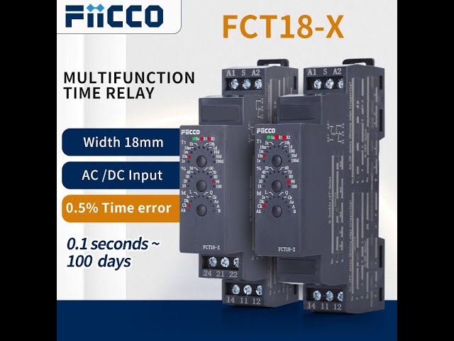 FCT18-X (18mm Multifunction time relay)