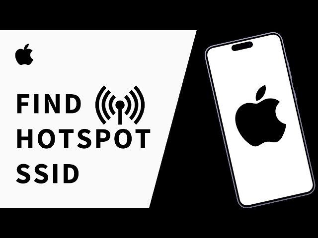 How to Find Hotspot SSID on iPhone