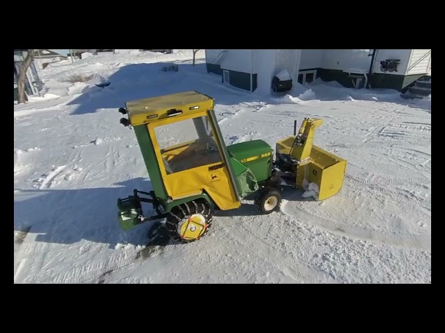 John Deere 322 Snowblower Demo Reel