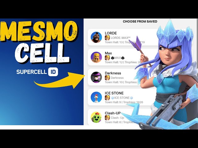 COMO TER MAIS DE UMA CONTA NO CLASH OF CLANS - SUPERCELL ID