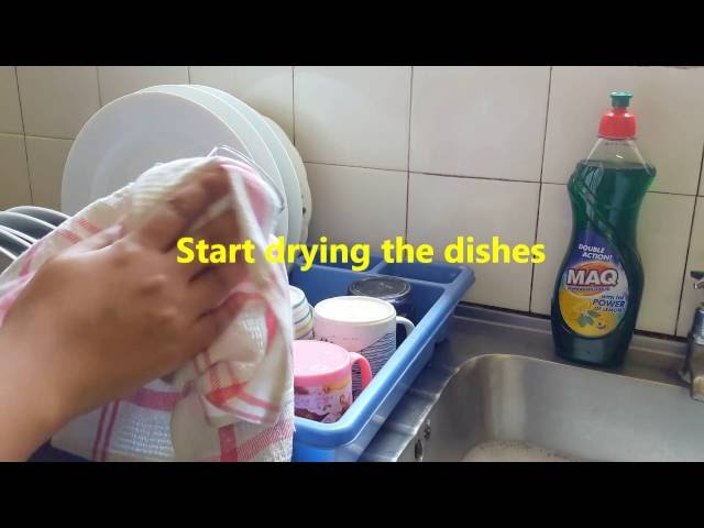 I can learn how to wash dishes | Quick and easy video tutorial for beginners