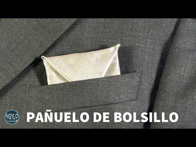 Cómo doblar un pañuelo de bolsillo - Doblado del sobre | Pañuelos de bolsillo elegantes