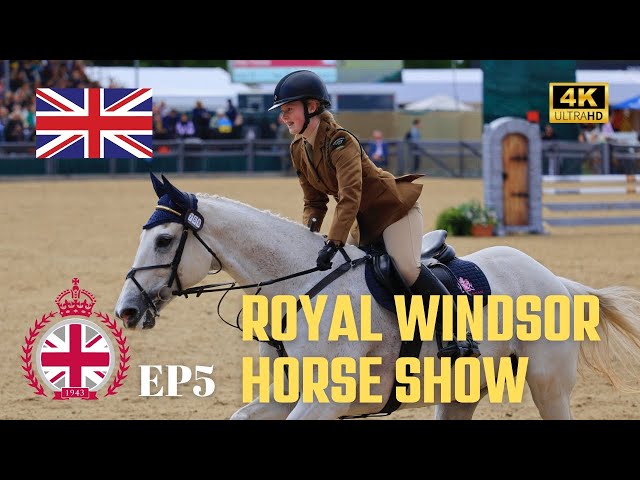 🇬🇧 Sneaking into the Royal Windsor Horse Show Vlog EP5| Queen Elizabeth’s Beloved Event | 4K HDR