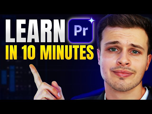 Learn Premiere Pro in 10 minutes - Beginner Tutorial