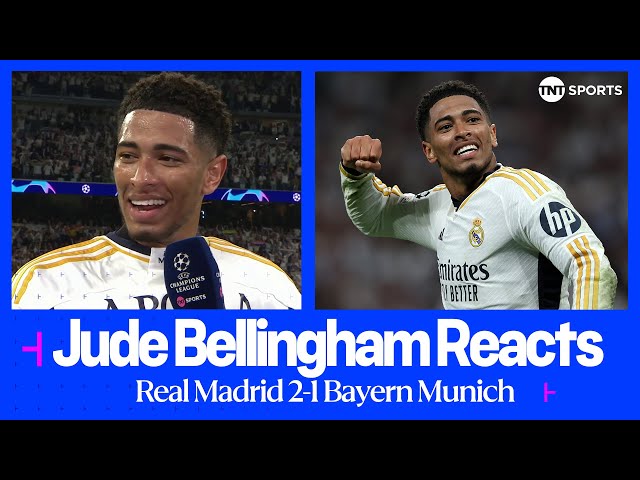 "I LOVE BEING HERE!" 😄 | Jude Bellingham | Real Madrid 2-1 Bayern Munich | UEFA Champions League