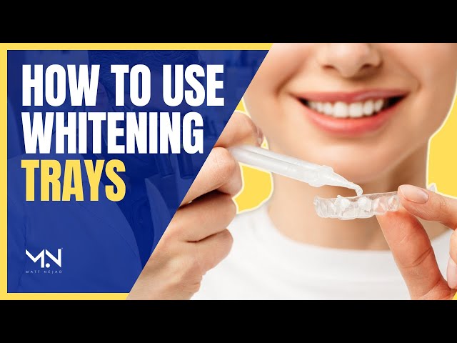 How To Use Teeth Whitening Trays | Custom Tray Whitening Instructions