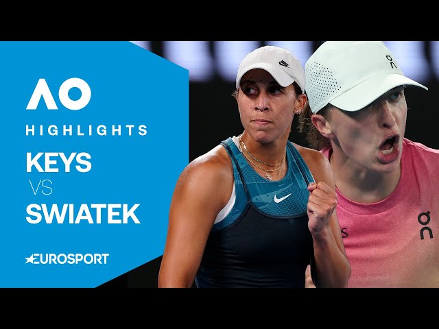 Madison Keys vs Iga Swiatek | Semi-Final | Australian Open 2025 Extended Highlights 🇦🇺