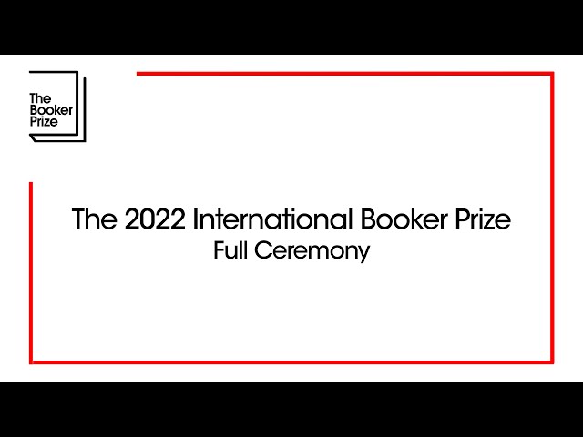 The 2022 International Booker Prize winner ceremony | The Booker Prize