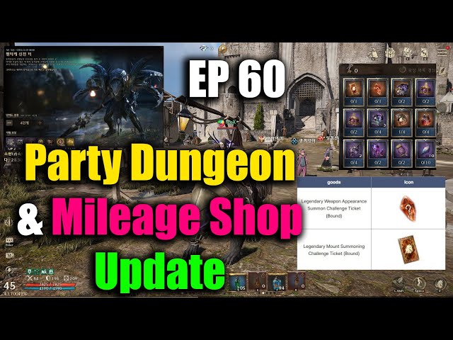 Night Crows Party Dungeon & Mileage Shop Update EP 60