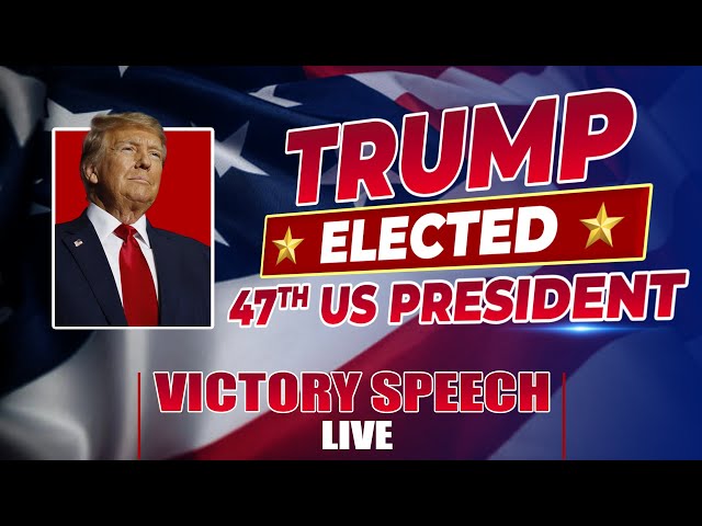 BREAKING | US Election Results | Donald Trump speaks after winning the 2024 Presidential Election