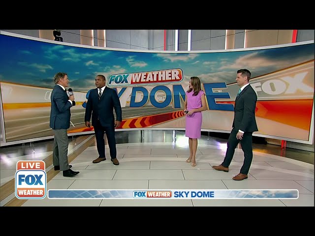 Bill Hemmer makes suprise visit on FOX Weather